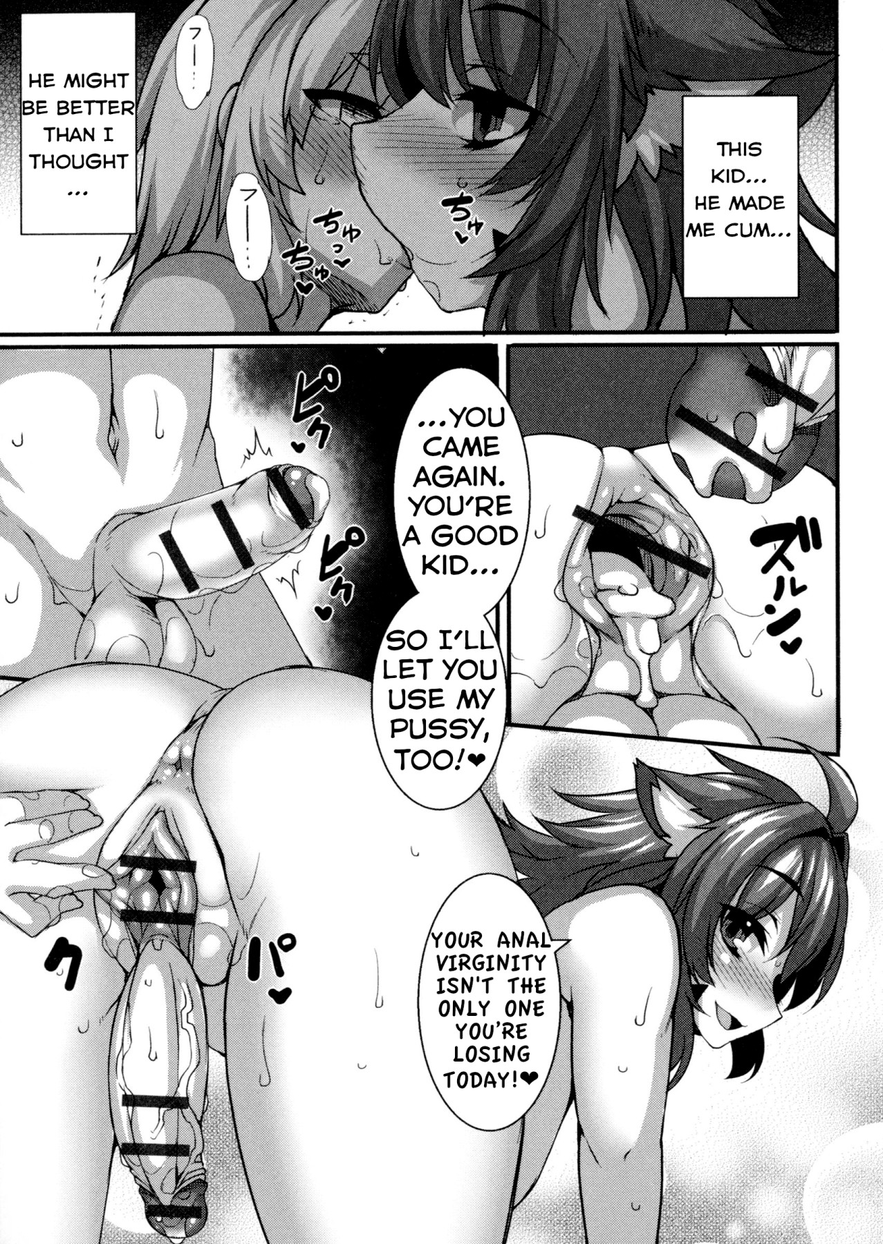 Hentai Manga Comic-Servant of a Futa Cat-Read-11